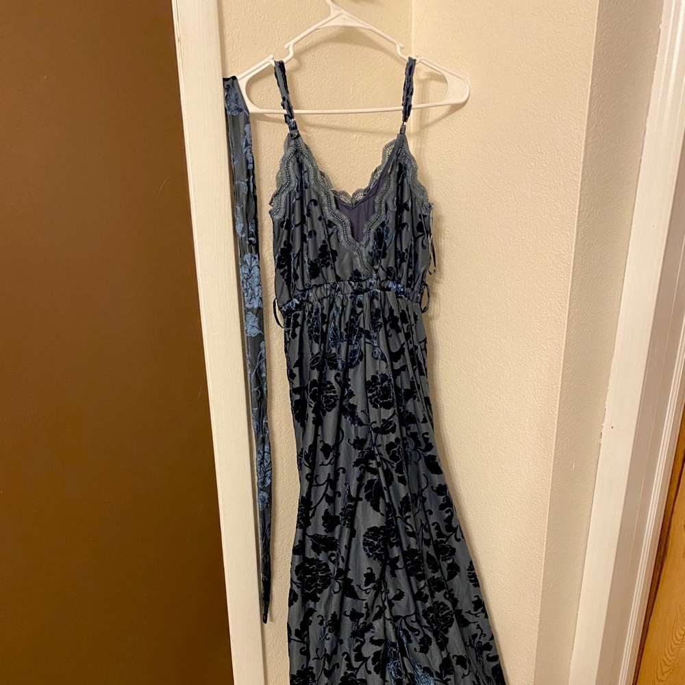 Velvet Lacey Jumpsuit